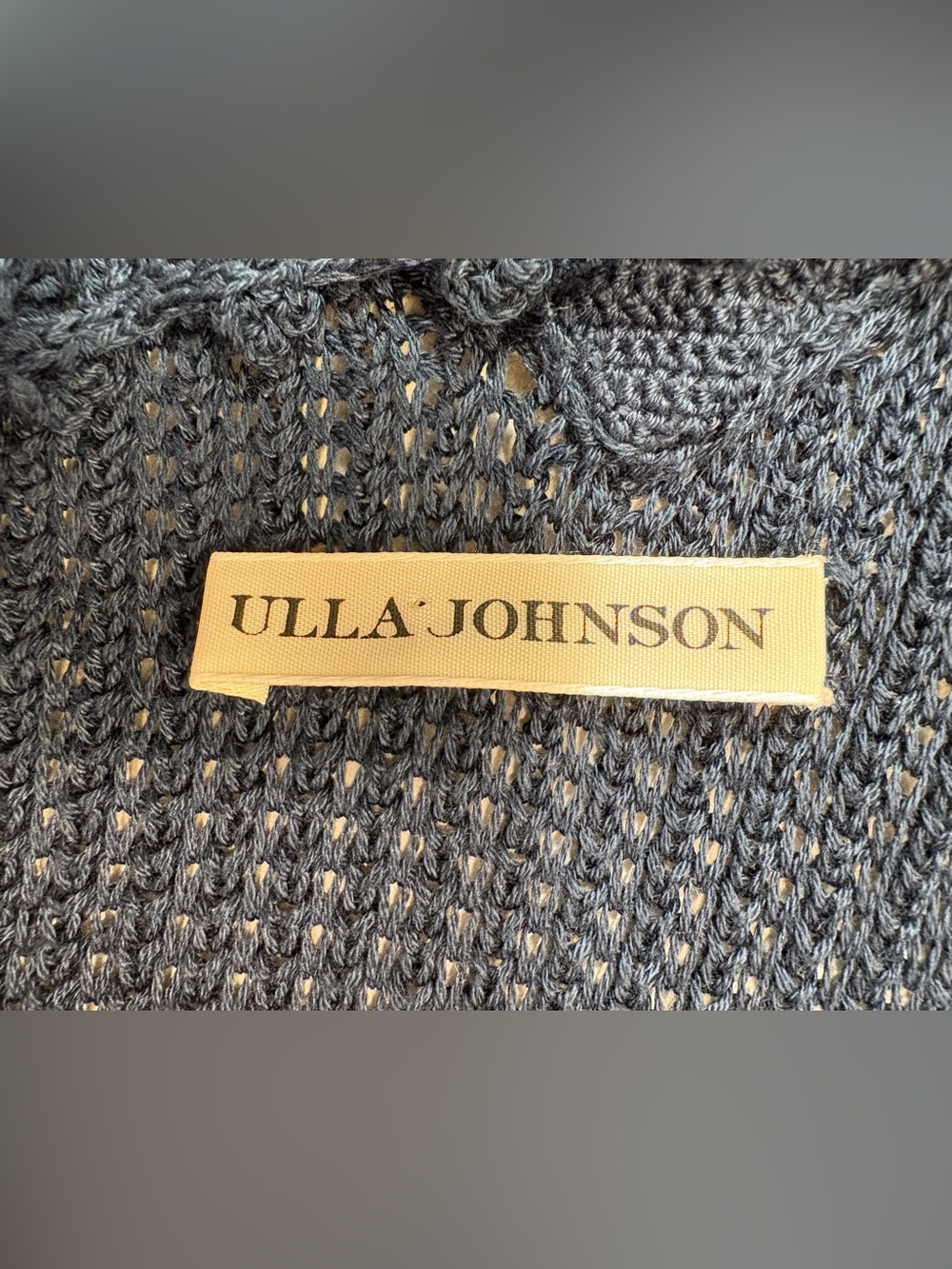 Ulla Johnson Navy Crochet Mini Dress - Picture 8 of 12